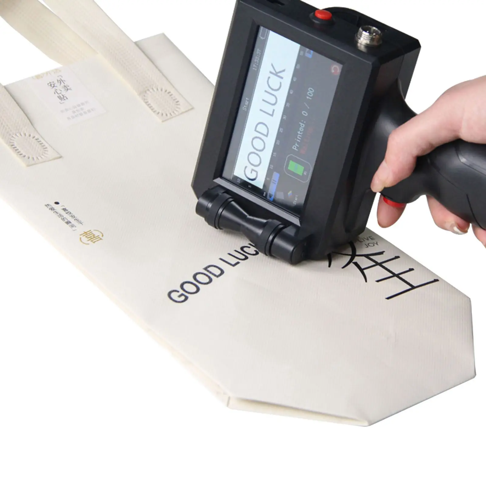 Portable Hand Jet Printer Time Date Handheld Batch Code Printer Inkjet