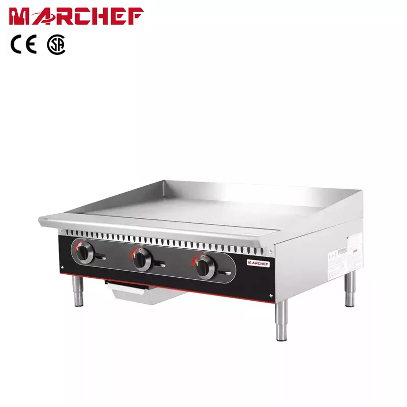 Gas Griddle & Grill Stove Steak Grill Commercial Stainless Steel