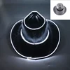 White cowboy hat black