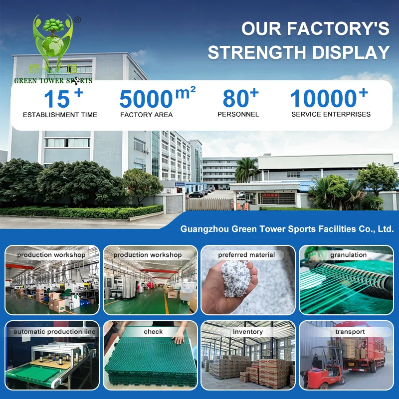 PP Inline Flat Hockey Skating Basketball Volleyball Pickleball Court Tiles Indoor Interlocking Plastic Floor Tiles