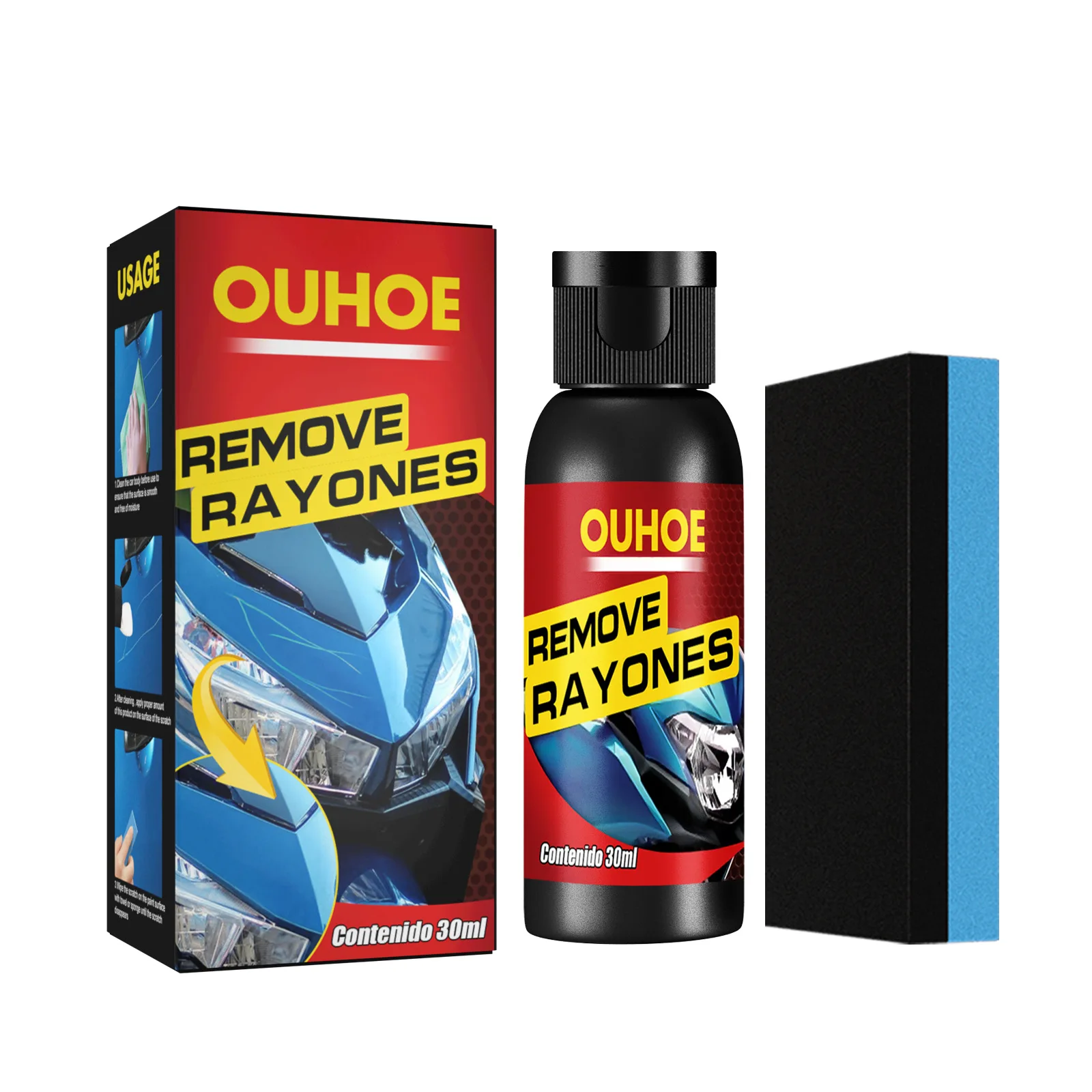 OUHOE, venta al por mayor, reparación de pulido, removedor de arañazos de  coche, Kit antiarañazos| Alibaba.com