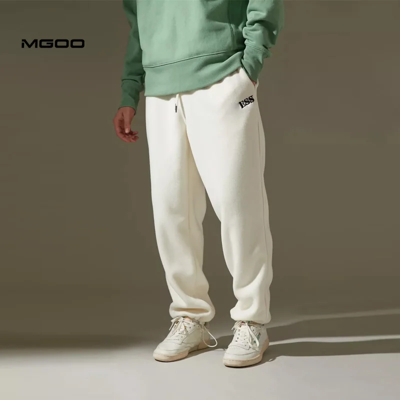 Mgoo белые мягкие зимние поло флисовые штаны для бега индивидуальныйлоготип вышитые спортивные штаны для мужчин – покупка товаров Mgoo белыемягкие зимние поло флисовые штаны для бега индивидуальный логотип вышитыеспортивные