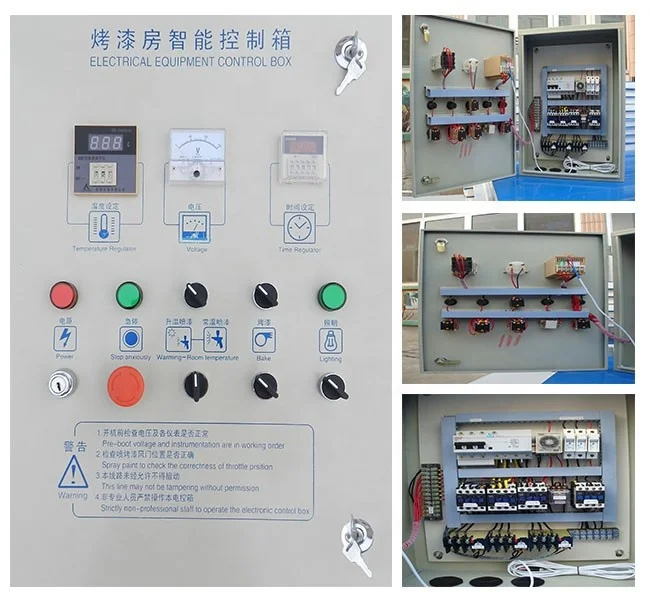 New cheap high efficiency customized size auto spray paint booths