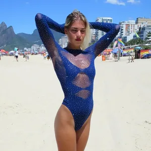 2024 Autumn and Winter Fashion Sexy Slant Shoulder Jumpsuit New Girl Long Sleeve Tight Pleated Jumpsuit