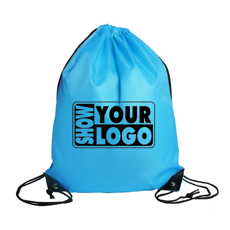 Custom Printing 210d Draw String Bag,Personalized Logo Customized Draw