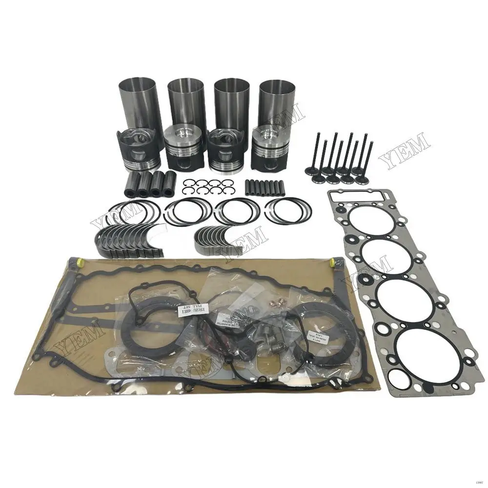 4HE1 Engine Rebuild Kit for Isuzu Engine Kit Engine Piston Ring Gasket Bearing