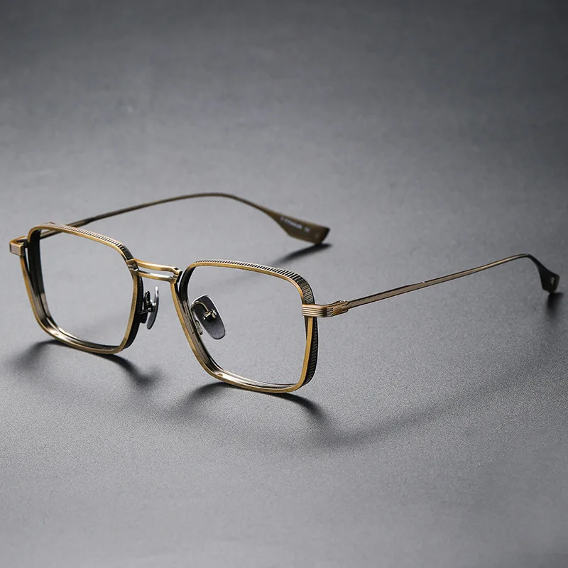 CS125 High Pure Titanium Optical Frame Good Quality Glasses for Men and Women Titan Eyewear Frames DLX125