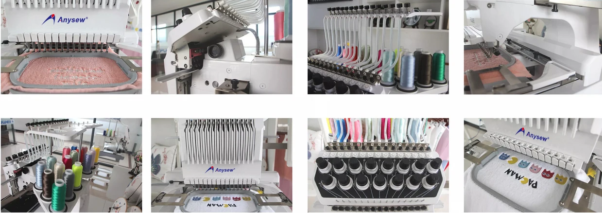 AS-BF1500 Commercial Single head 15 needles Embroidery Machine supplier