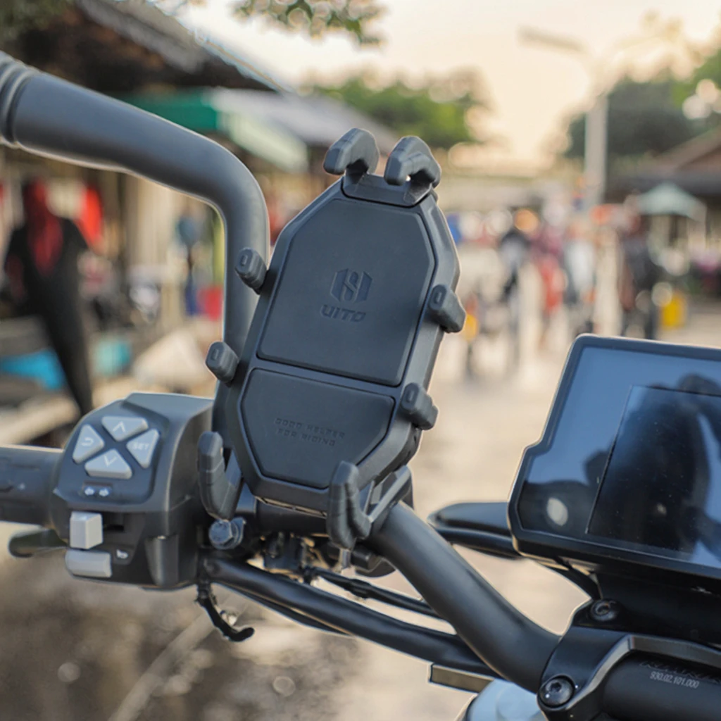 SMNU Waterproof Flexible Bike Motorcycle Phone Mount & Holder with Security Lock Adjustable Custom