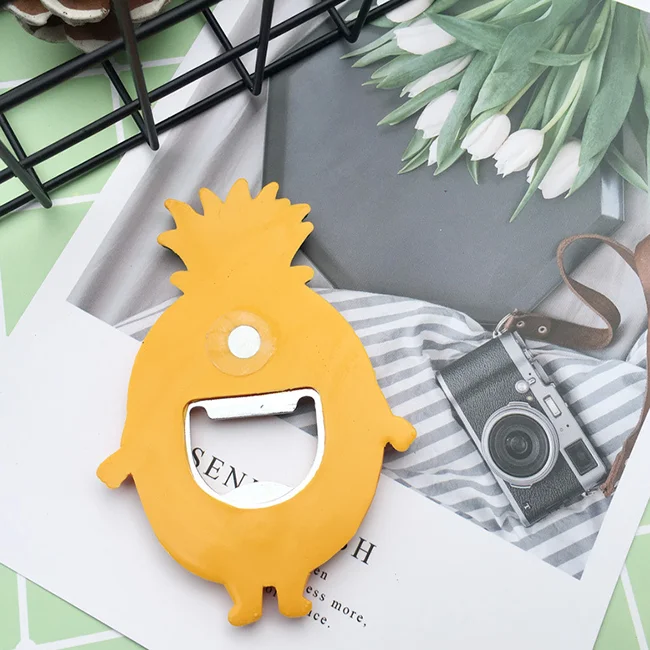 Cartoon Figure Bottle Opener Fridge Pvc Anime Figure Bottle