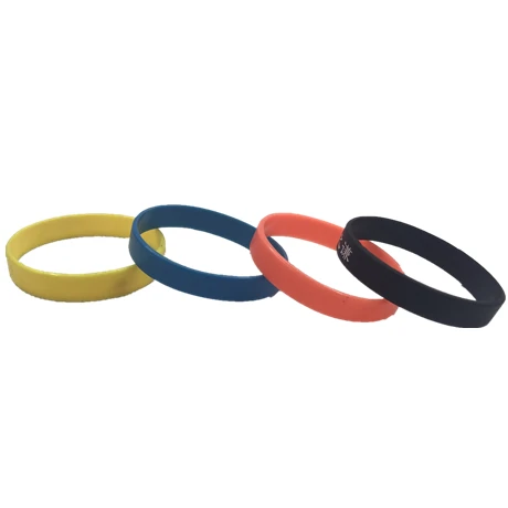 Colorful Rubber Wrist Band OEM Silicone Bracelet manufacture