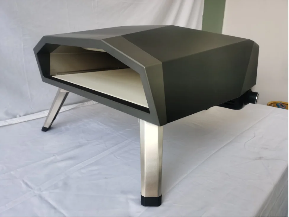 Outdoor Mobile 16 Inch Gas Powered Pizza Baking Oven Pizza Ovens For