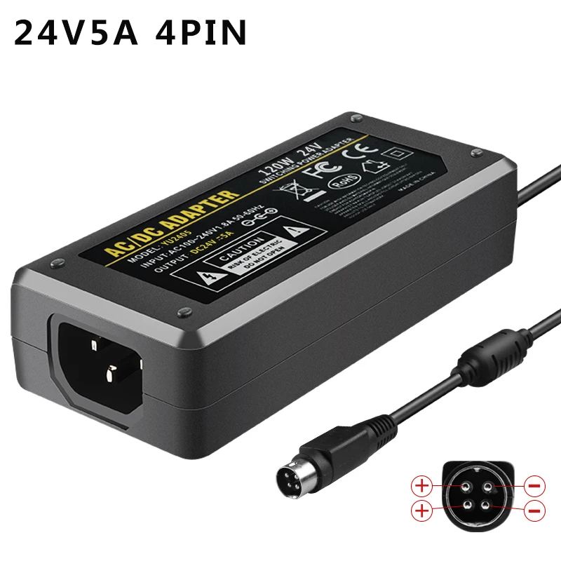 Roman June stainless High Quality 12v 24v 2a 2.5a 3a 4a 5a Printer Universal Ac Dc Power Supply  Adapter 3 Pin 4 Pin - Buy Ac Dc Power Adapter 4 Pin Connector,4 Pin Din  Power