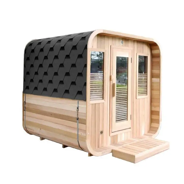 Outdoor Square Steam Sauna Rooms Wooden Barrel Wet Steam Sauna - Buy Sauna  Room,Outdoor Suqare Barrel Sauna,Steam Sauna Room Product on 