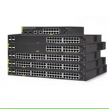 New HPE Aruba 6200F 12G Class4 PoE 2G/2SFP+ 139W Switch with SNMP and QoS Functionality