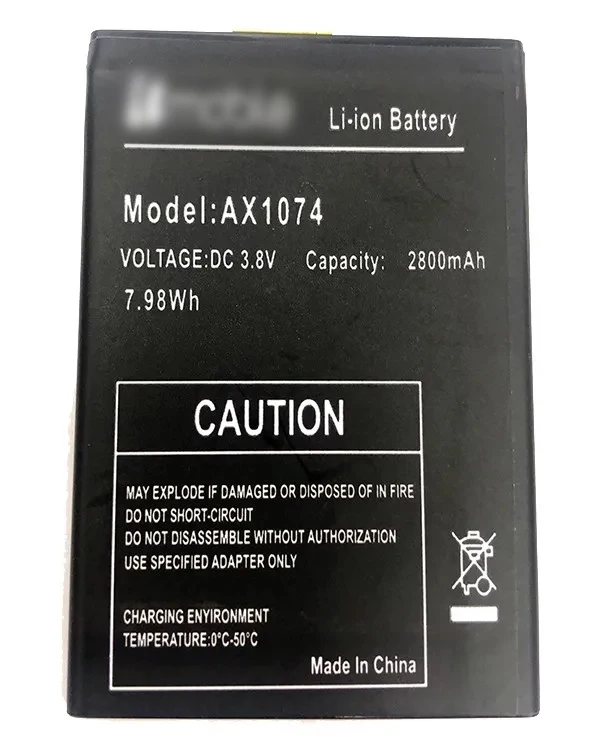 Cell Phone Replacement Battery for Bmobile AX1074