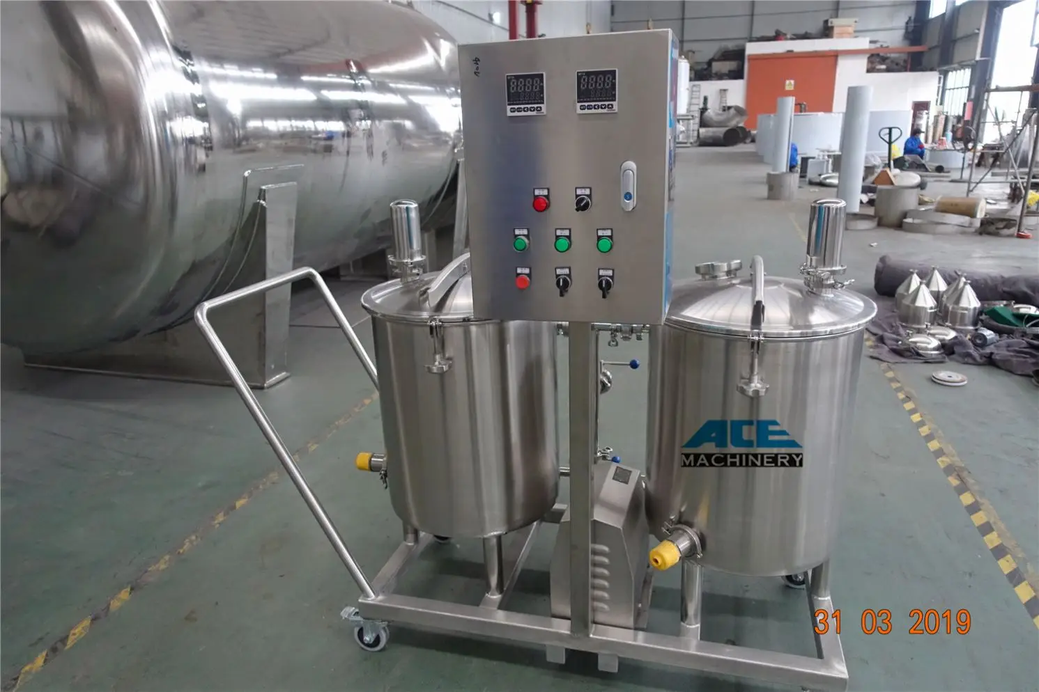New Design Automatic Semi-Automatic And Manual Stainless Steel For Food Factory Cip Clean Washing System