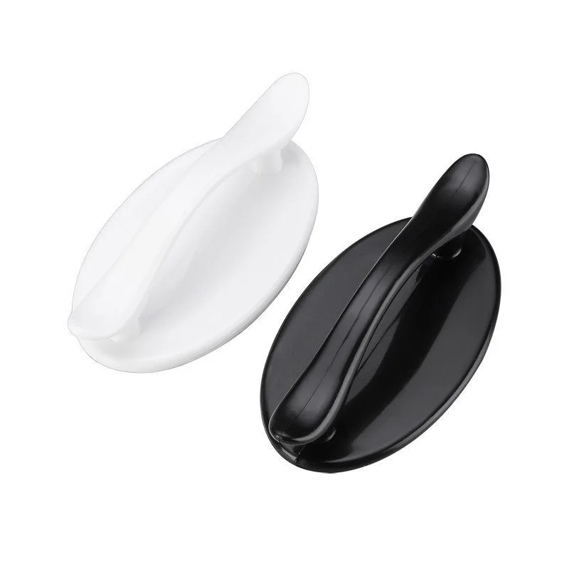 Simple paste type handle door open plastic handle window door handle Closet cabinet drawer stick door knocker supplier