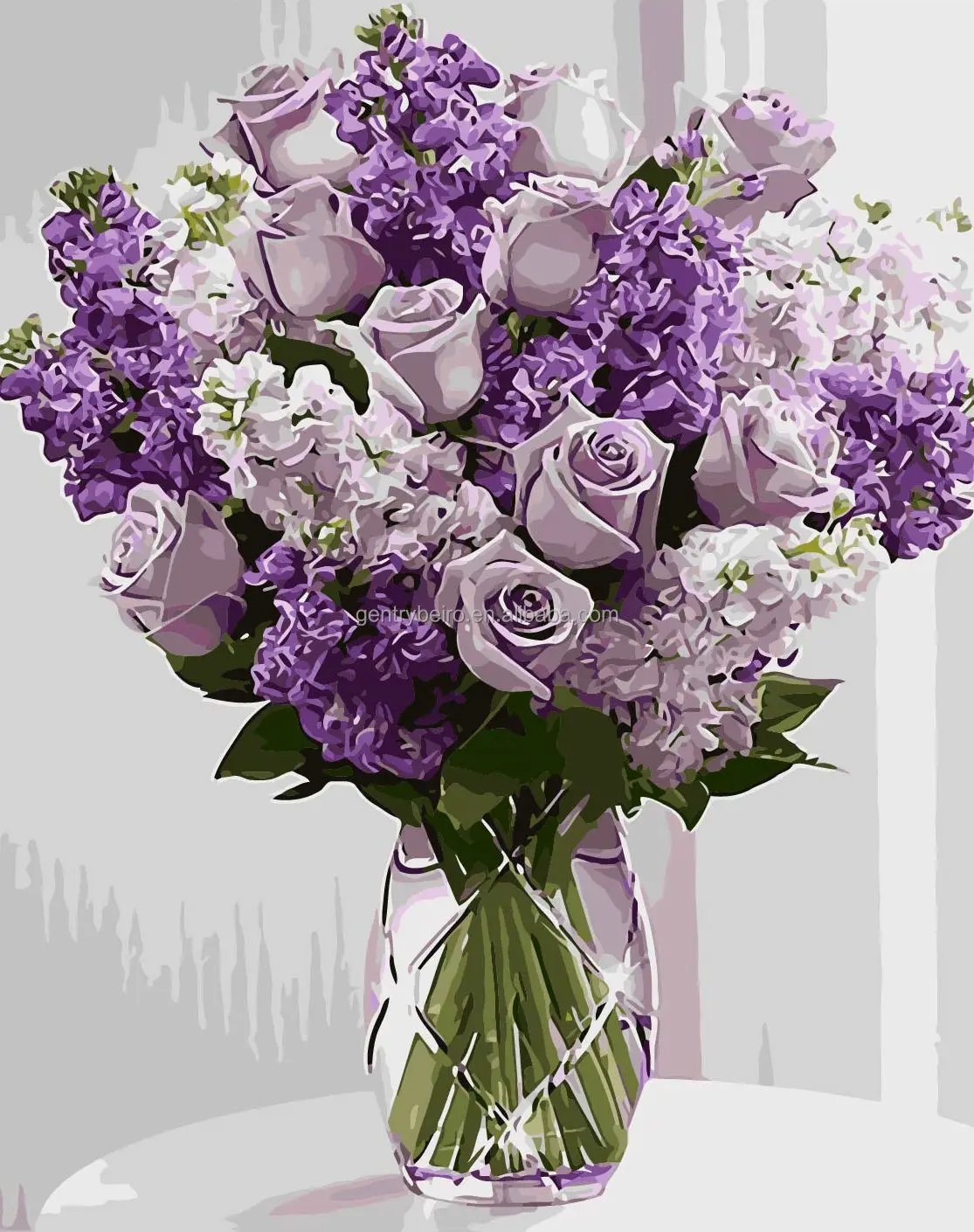 数字でカスタマイズされた家の装飾大人の着色有名な花diyギフト有名な花の油絵 Buy 高品質ギフトの油絵 有名な花の油絵 ギフト油絵 Product On Alibaba Com