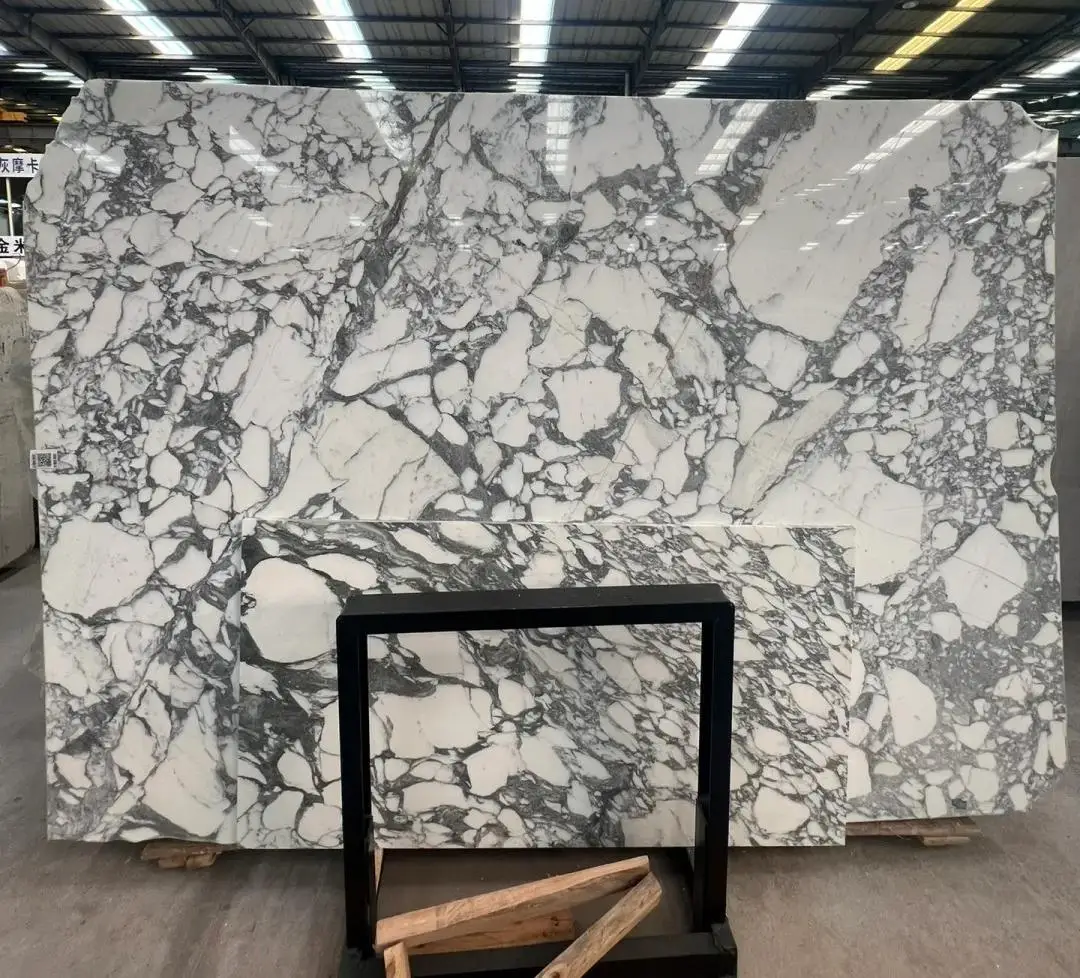 product high quality large flowered white marble kitchen countertop natural stone interior design for bathroom vanity kitchen island-6