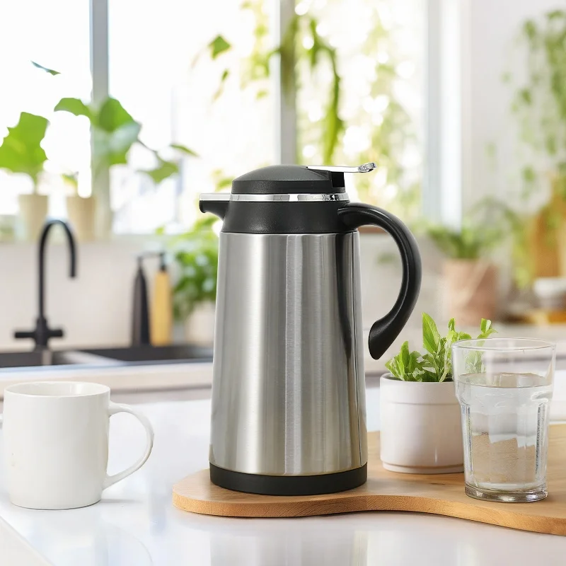 Nice One Glass Inner Insulated Tea Coffee Thermos Vacuum Flask