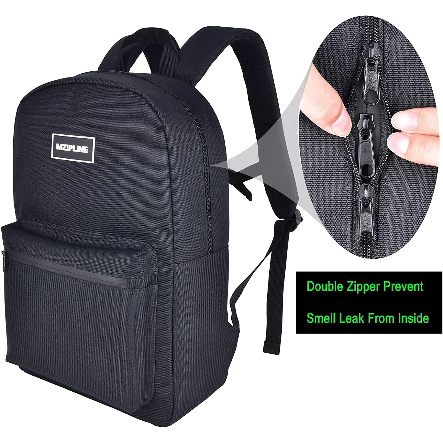 Anti Theft Smell Proof Laptop Backpack Bag With Lock Activated