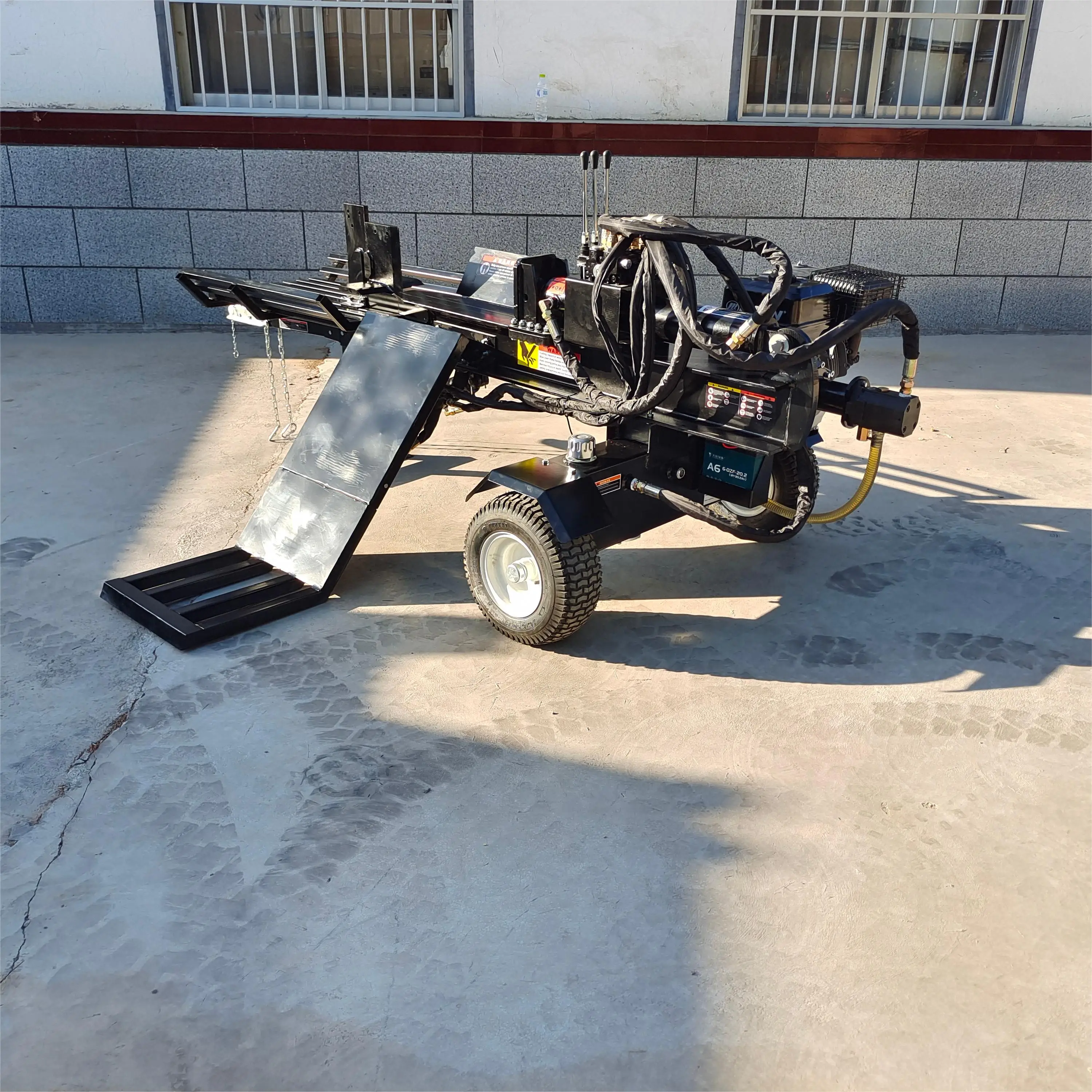 LWS610-35T/30T/20T Firewood Processing Machines Log Splitter Gasoline Hydraulic Log Splitter for Wood
