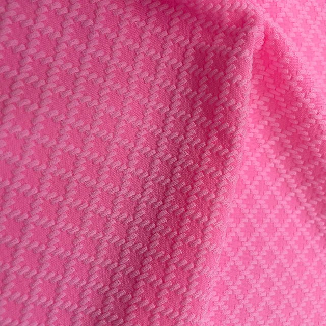 Hot-selling Custom Color Three-dimensional Checkered Jacquard Fabric