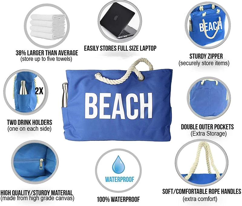 beach bolsa material