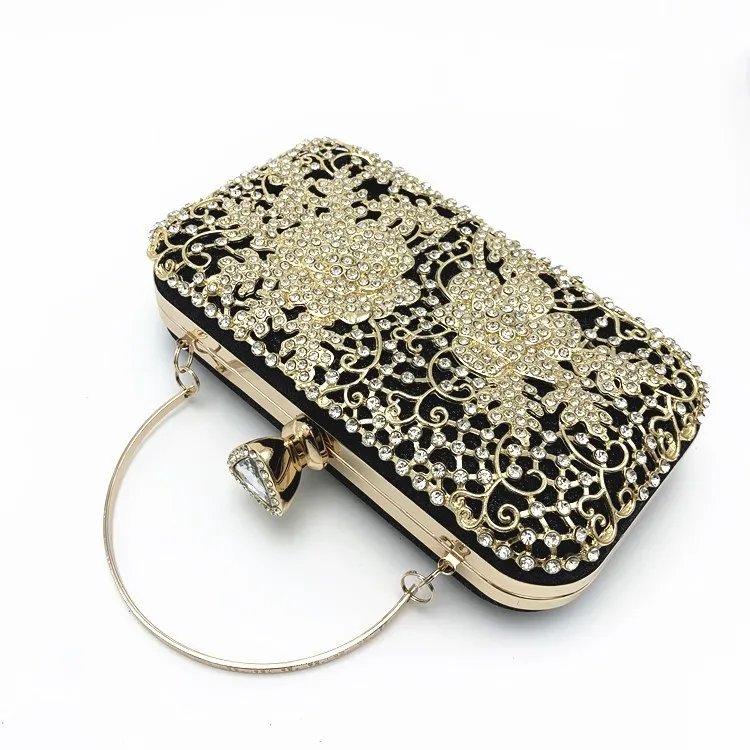 Borsa a tracolla da donna &*;Banquet Lady Satin Diamonds Party&*; * qualità, regalo per * della donna, borsa da sera per il matrimonio * * borsa con * da