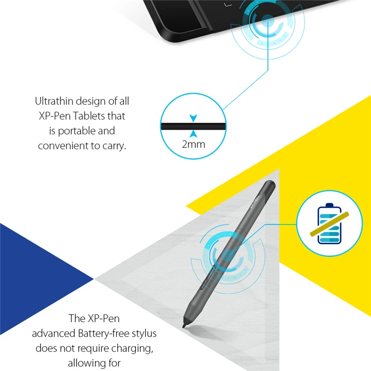 Graphic Tablet XP-PEN Star G430S Tableta Grafica Cheap Price Pen Pad Digital Battery-Free Stylus Other Computer Accessories