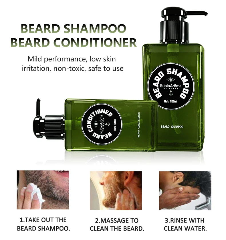 Оптовая продажа, Лидер продаж, набор для натуральной бороды, наборы для ухода за бородой, маслом и бальзамом, подарочная упаковка, дорожная сумка для мужчин, набор для роста бороды