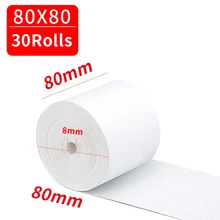 New Process High Quality 100% Wood Pulp BPA Free POS ATM Cash Register Thermal Paper Rolls