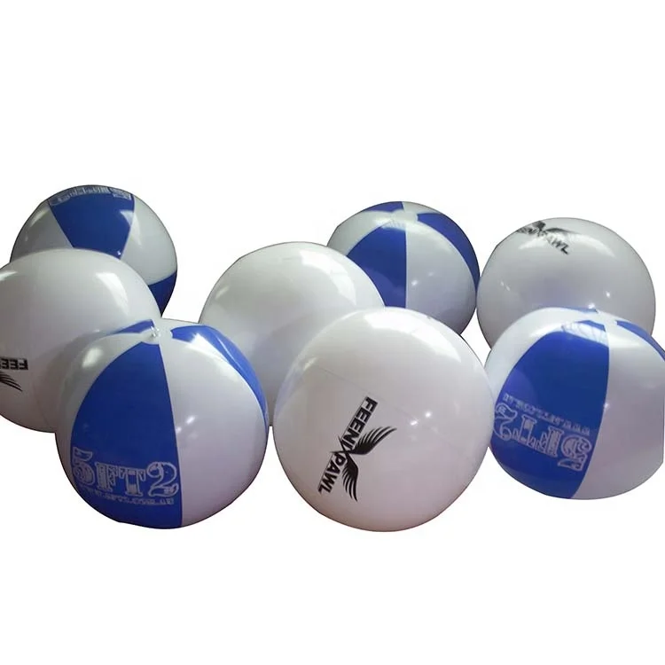 Customized 40 cm Inflatable PVC Whole  Print Water Beach Ball for Outside