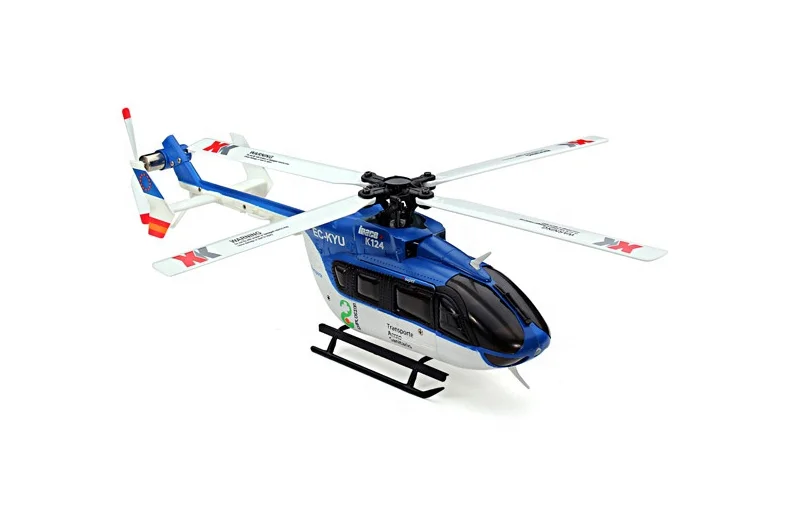 Wltoys Xk K124 EC145 R C Heli Copter Toys Electric Radio