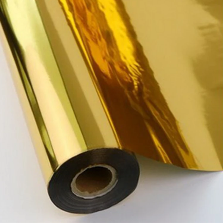 32cm*100m Dtf Printing Gold Hot Stamping Foil Silver Foil For Uv Dtf