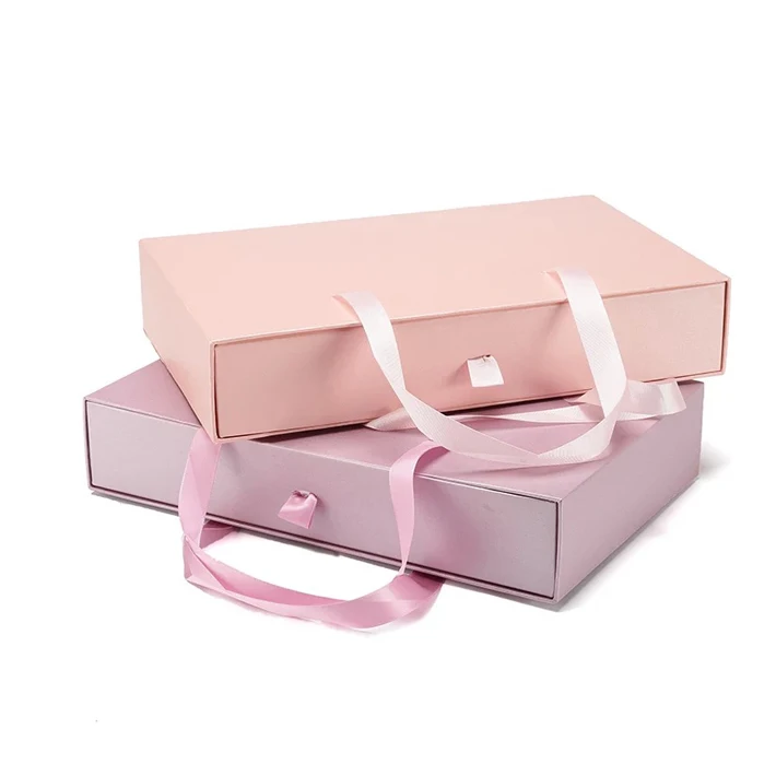 Custom logo sliding drawer toys gift box drawer clothes packaging box details