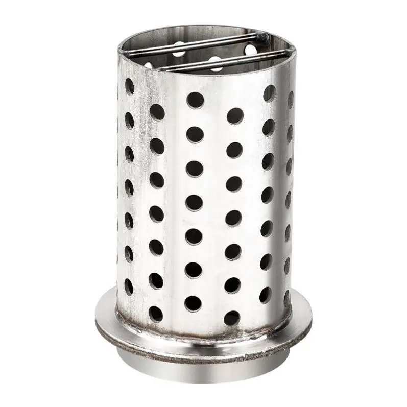 TEBAK Stainless Steel Casting Flask Perforated Flasks Material Jewelry Tools Stainless Steel Flask for Powder Burn Out