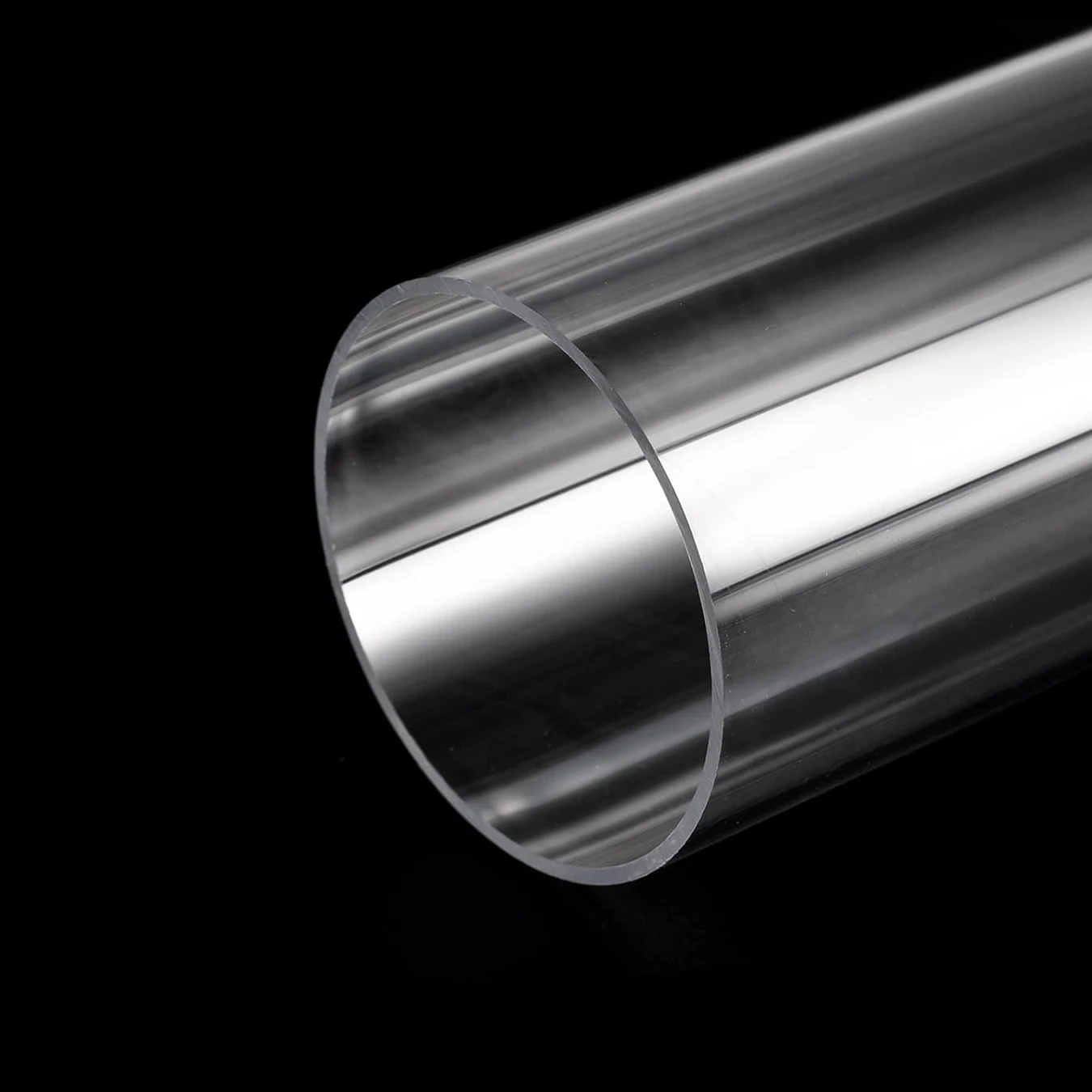 Plastic Transparent Pipe Rigid Polycarbonate Round Tube Clear High Impact for Lighting Models Water Plumbing