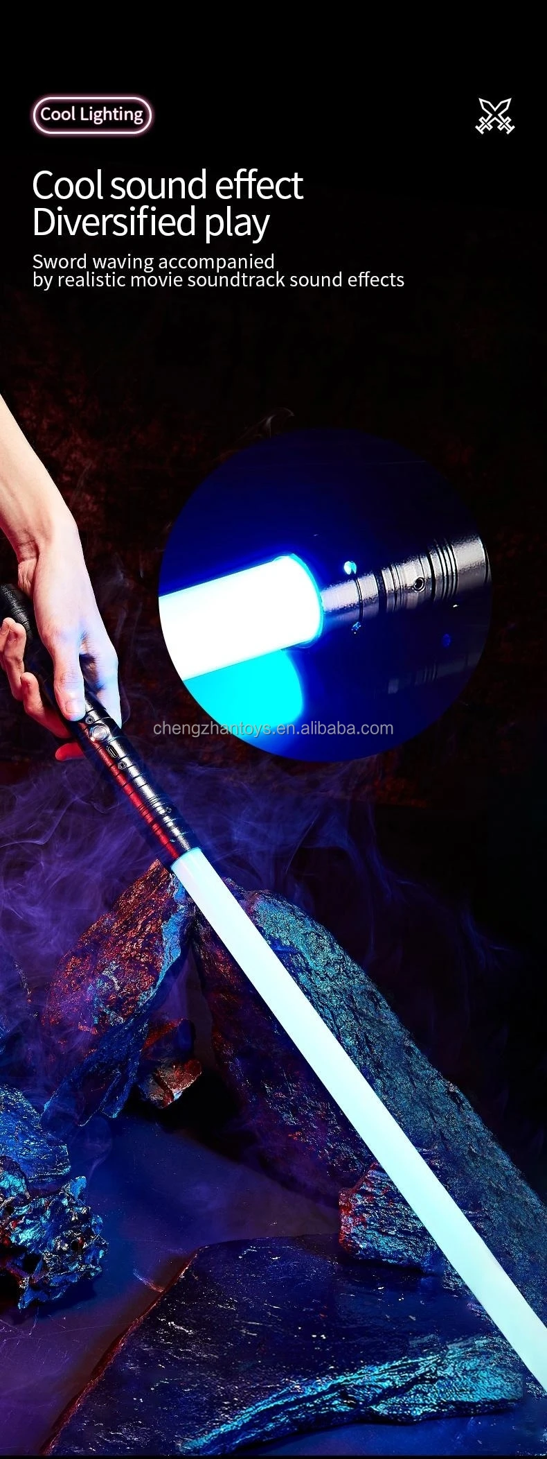 Wholesalers 2024 2pcs 2in1 Lightsaber Toy 15 Color Starwars Laser Sabre