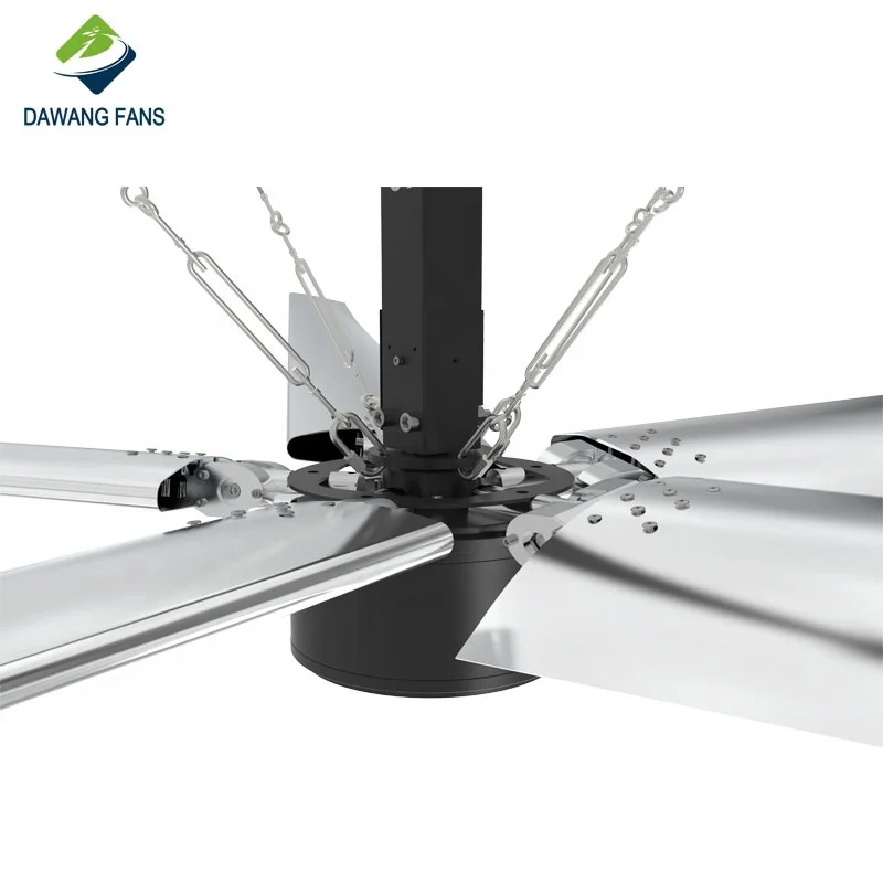 DAWANGFAN 24 фута HVLS вентилятор для молочной фермы промышленный потолочный вентилятор