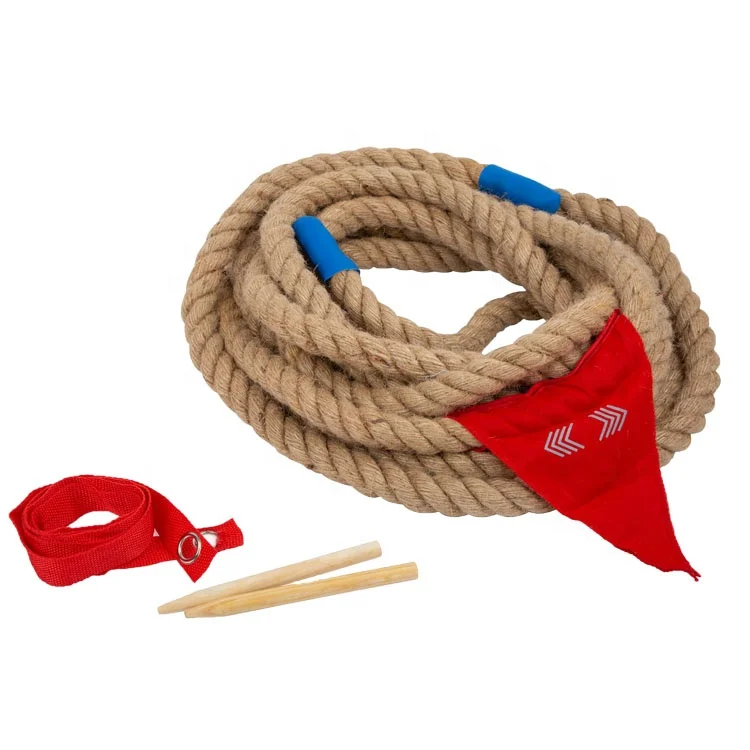 Custom Tug of War Gym Rope with Flag for Team Compettition
