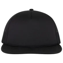 5 Panel Pro Style Trucker Hat with Mesh Back and Polyester Foam Front Bill Made of 100% Polyester mesh caps