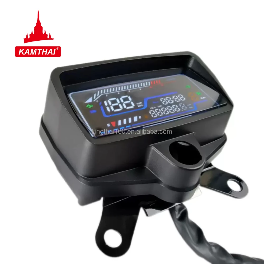 KAMTHAI Motorcycle Speedometer CG125 Digital Speedometer for Honda Mechanical Speedometer CG125 WH125 SDH125  Motorcycle USB