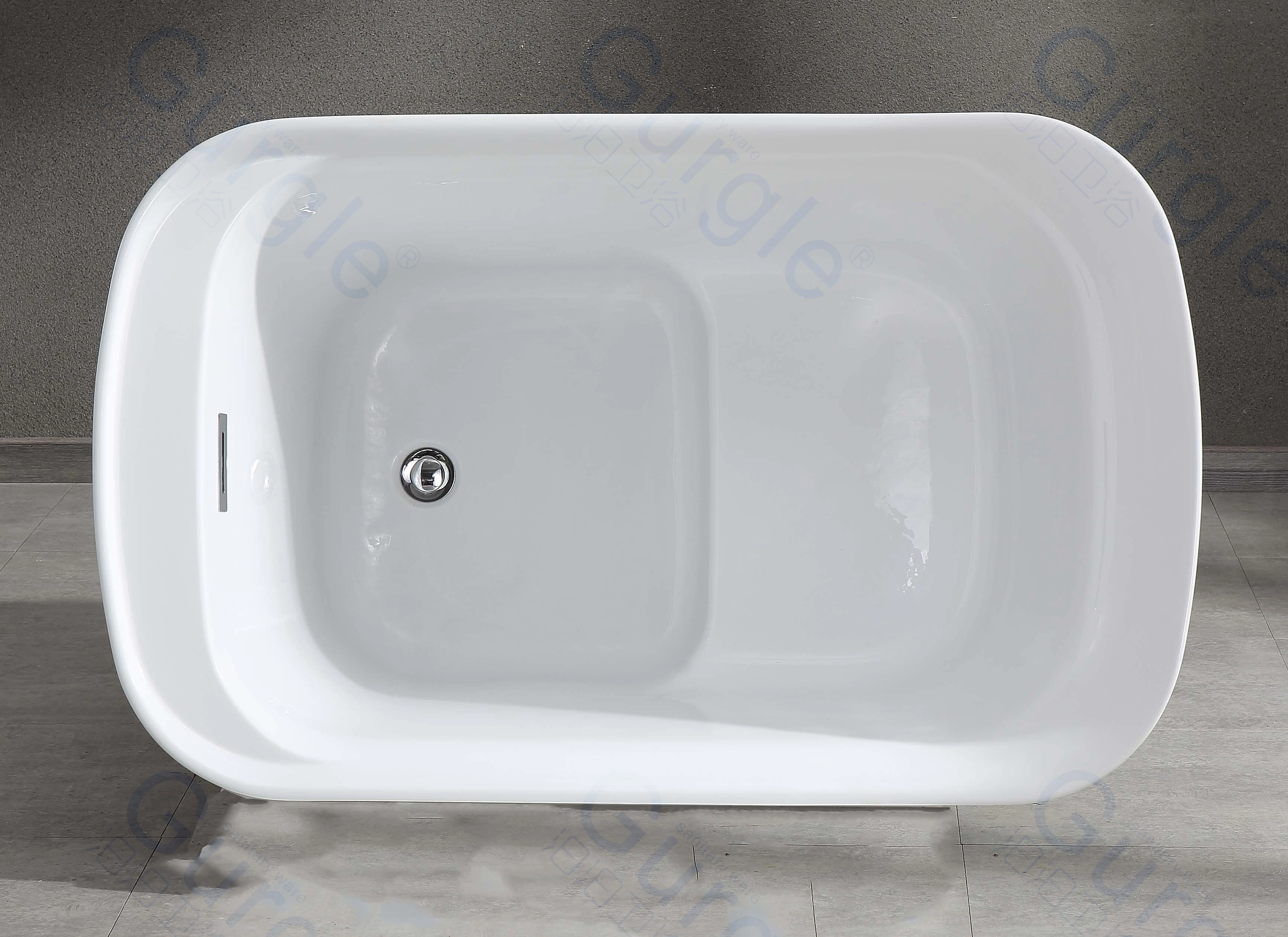 Acrylic Freestanding Bathtub Popup Drainer Included Affordable Acrylic