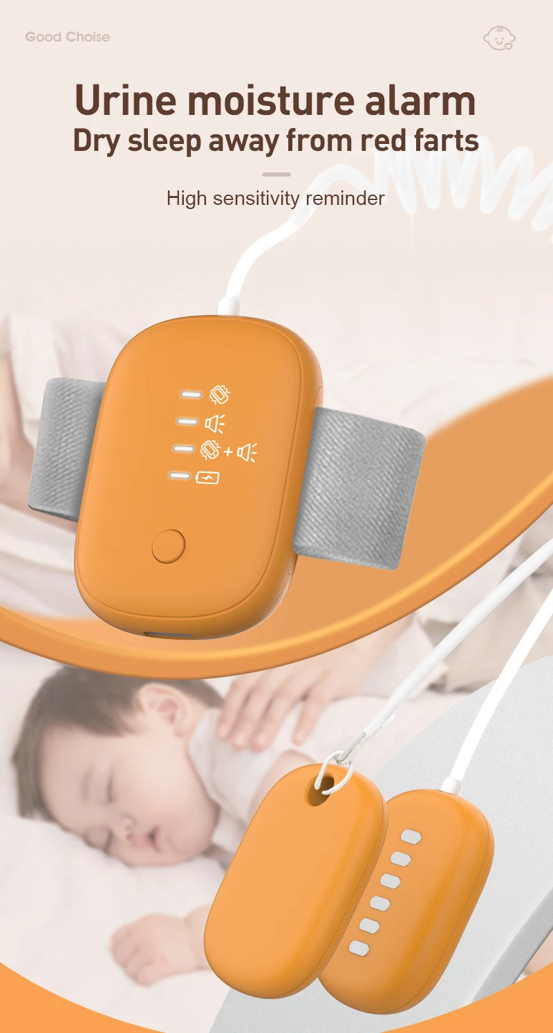 Bedwetting Enuresis Alarm With Loud Sound And Strong Vibration For Boys