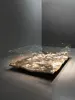 Gold + ultra white glass