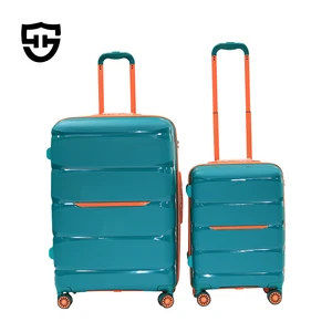 PP Luggage Travel Bags 20 24 28 Inches Travel Lron Trolley Universal Wheel Combination Lock Luggage Travel Bags