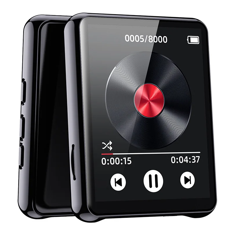 2.4 Inch High-Clear Full-Touch Screen MP3 Player/BT Speaker Stereo Lossless Sound Radio Recorder for Android Dashboard