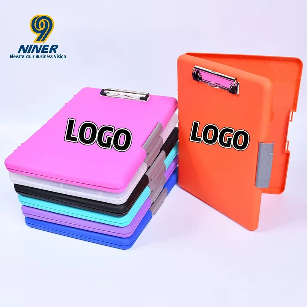 Multi-functional Storage File Folder Plastic Clip Large-Capacity Business Office Gift Organizer Box with Logo Printing Option